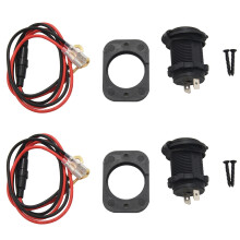 2X Distribuidor de Encendedor de Cigarrillos 12V Enchufe Del Adaptador Del Encendedor Del Automóvil