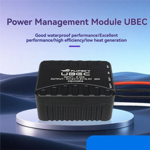 FLIPSKY UBEC Power Management Module Step-Down Power Module 4-20S 5V 6V 7.4V 8.4V 20A Adjustable 2