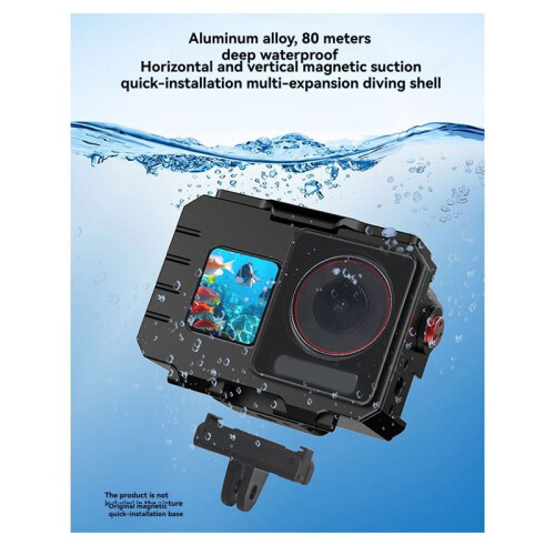 Diving Case for  Action 5Pro 4 3 80M Underwater Protective Housing Dive Accessory 2