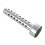 6X Silver Motorcycle Exhaust Can Muffler Insert Baffle DB Killer Silencer 45mm X 140mm 4