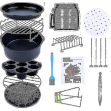 Air Fryer Cooking Set with 20-Recipe Guide for 4.2-6.8qt