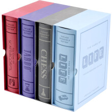 WS Game Company Chess, The Game of Life, Scattergories, and Taboo Vintage Board Game Bookshelf Collection