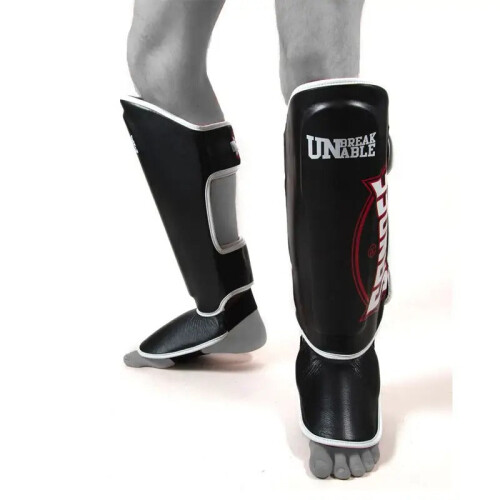 Sandee Cool-Tec Shin Guards (Kids) Black/White/Red 1