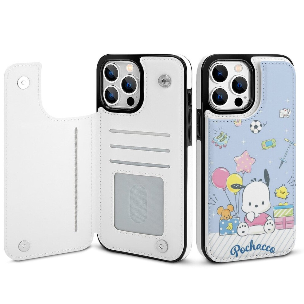 Pochacco Iphone 14 Pro Max Wallet Case Pu Leather Flip 301029986703