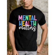 Mental Health Matters T-shirt Unisex 1 stk.