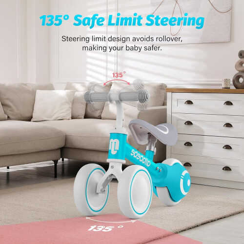 Bicicleta de equilíbrio Allobebe para bebês e crianças de 12 a 36 meses. 2