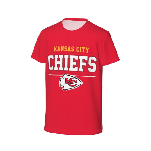 Νεανική κοντομάνικη μπλούζα KC Chiefs για λάτρεις των σπορ 2