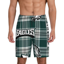 Men's short pajama pants with football team logo