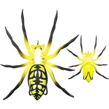 Rybárska návnada Phantom Spider s dutým telom, povrchová, 2 palce