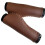 Bicycle Handlebar Cover Dark Brown Imitation Leather1Pair 1