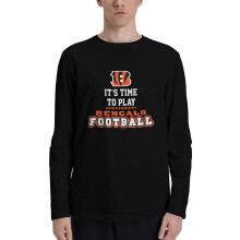 CB Bengals herr långärmad t-shirt med rund hals
