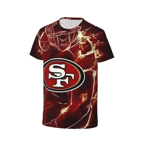 49ers kortärmad ungdomströja för sportfans 2