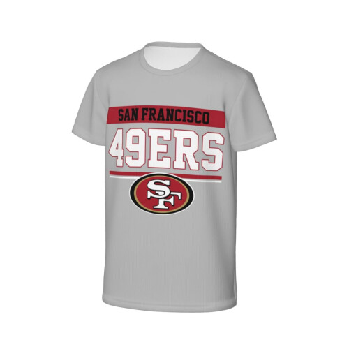 Νεανικό κοντομάνικο μπλουζάκι 49ers για λάτρεις των σπορ 2