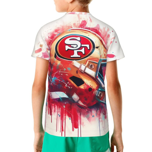 49ers kortärmad ungdomströja för sportfans