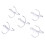 Sharp Anchor Hook Compatible Treble Fishing Hooks #1-14, 6