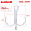 Sharp Anchor Hook Compatible Treble Fishing Hooks #1-14, 8