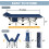 Camping Cot with Thick Pad 450 lbs Double Layer Oxford 5