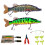 Δόλωμα ψαρέματος swimbait crankbait για πέστροφα 1,5 εκ. 1