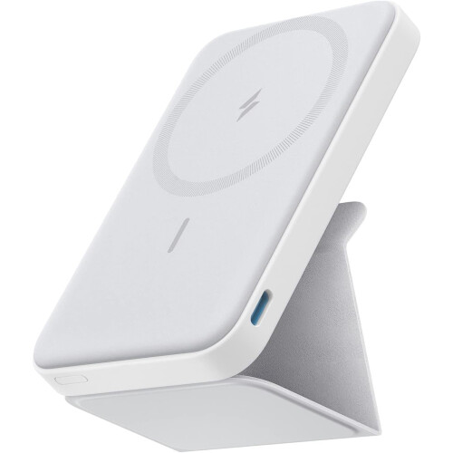 Caricabatterie wireless magnetico MagGo da 5000 mAh con supporto per