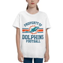 Dolphins Kids Short Sleeve Shirt Football Logo 1 pc