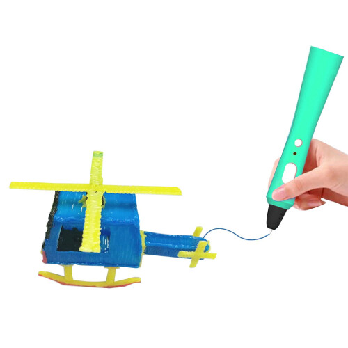 3D printing pen with 6-color PLA filament