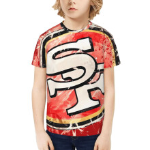 49ers T-shirt met korte mouwen voor jongens en meisjes