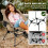 Folding Camping Chair Portable Lightweight Black 4