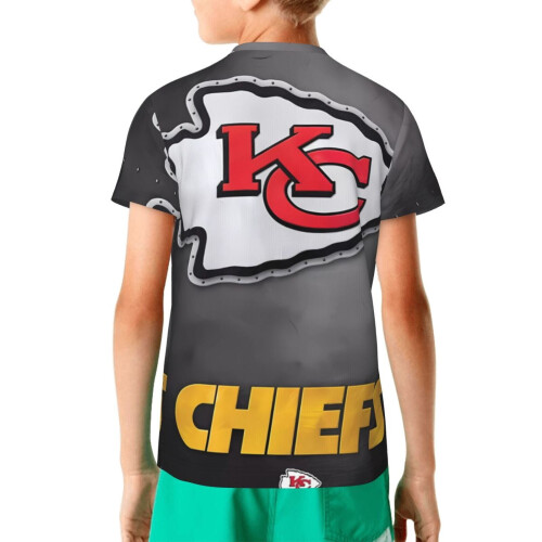 KC Chiefs kortärmad ungdomströja för sportfans 1