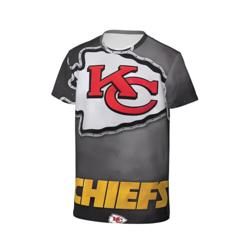 KC Chiefs kortärmad ungdomströja för sportfans 2