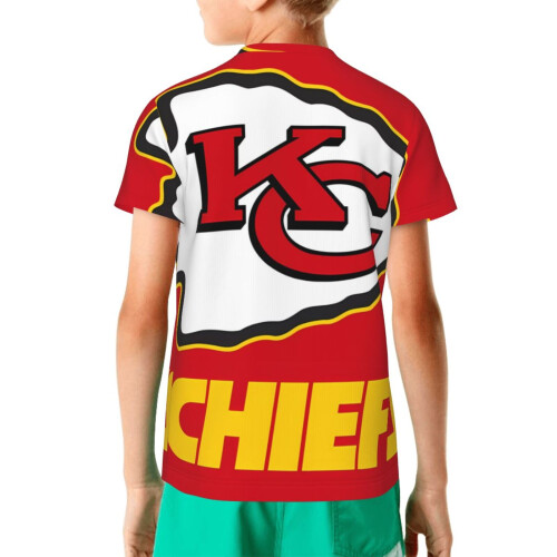 Νεανική κοντομάνικη μπλούζα KC Chiefs για λάτρεις των σπορ 1