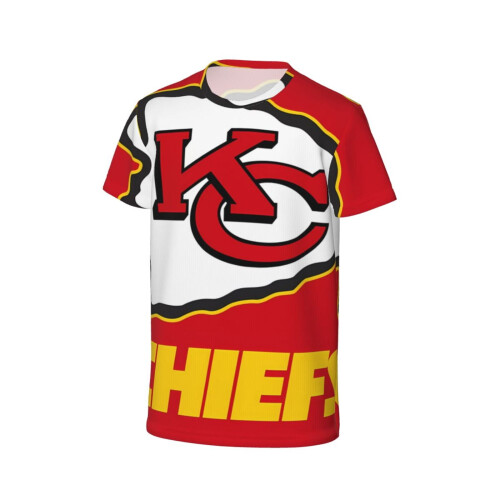 Νεανική κοντομάνικη μπλούζα KC Chiefs για λάτρεις των σπορ 2