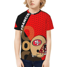 49ers voetbalshirt met korte mouwen voor jongeren