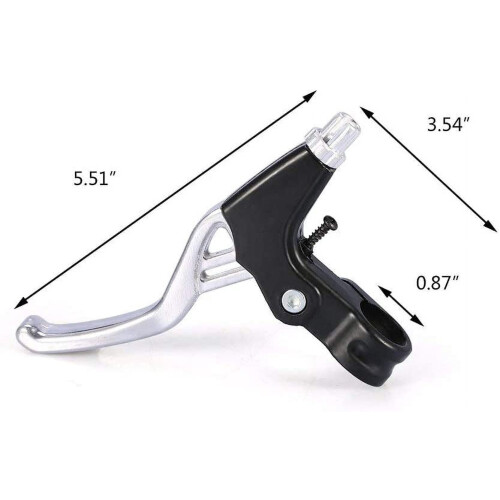 Cykelbromsspak V-Broms Aluminiumlegering 2.2cm Silver 2