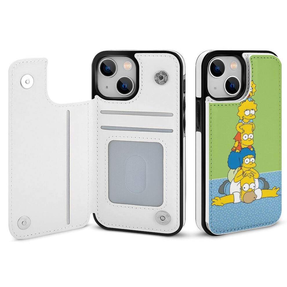 Iphone 14 Wallet Case Leather Flip Stand Magnetic 301029986307