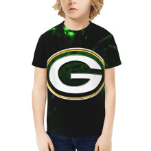 T-shirt met korte mouwen voor jongens en meisjes met logo van een sportteam