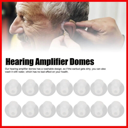 Hearing Aid Ear Tips Silicone Domes 30pcs 1