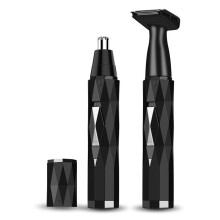 2 en 1 ÉLectrique Coupe-Nez pour le Rasoir pour Homme Rechargeable ÉPilation Trimer les Sourcils SûR Visage Durable la Trousse D'Outils D'Entretien