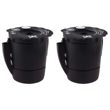 Wiederverwendbarer Kaffeefilter Kompatibel mit My 1.0 und 2.0 Alle Home Kaffeemaschinen (Schwarz, 2 StüCk / Packung)