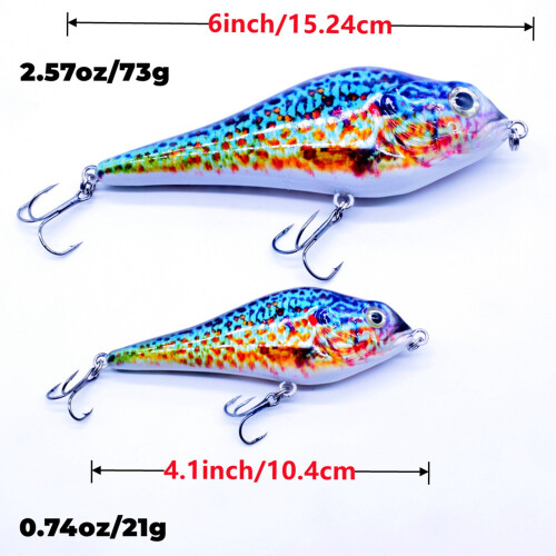 Swimbait-Angelköder 4,1 Zoll und 6 Zoll 1