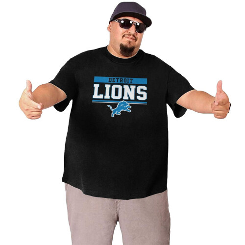 Ανδρικό ποδοσφαιρικό μπλουζάκι DET Lions για ψηλούς και μεγάλους 2