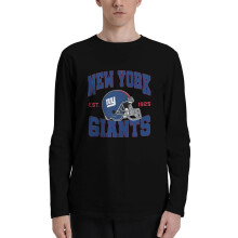 NYG Giants herr långärmad t-shirt med rund hals