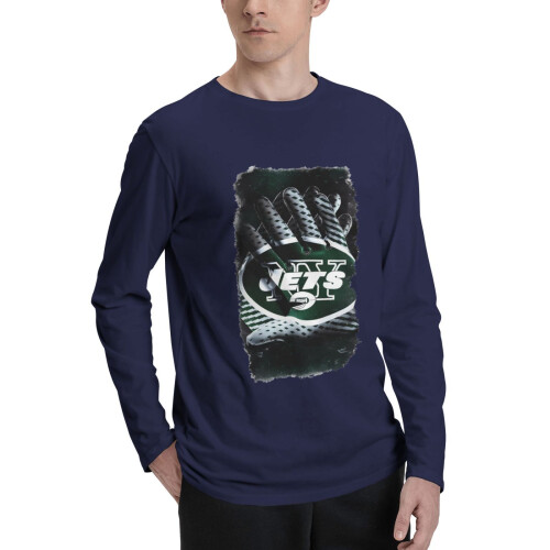 Ανδρικό T-shirt με μακριά μανίκια NY Jets και στρογγυλή λαιμόκοψη 1