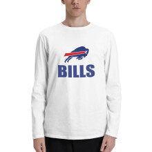Heren T-shirt met lange mouwen en ronde hals voor honkbalfans