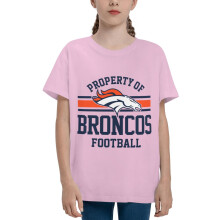 Broncos kindershirt met korte mouwen en voetballogo (1 stuk)