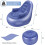 Inflatable Couch with Armrest and Ottoman1Pc 2