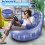 Inflatable Couch with Armrest and Ottoman1Pc 3
