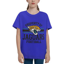 JJ Jaguars Kinder T-shirt met korte mouwen en voetballogo (1 stuk)