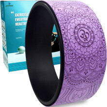 Yogawiel met rugroller en PU-kussen (15 cm)