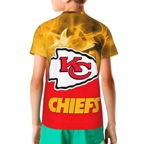 Νεανική κοντομάνικη μπλούζα KC Chiefs για λάτρεις των σπορ 1