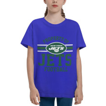 NYJ Jets Barn Kortärmad T-shirt Fotbollslogotyp 1-pack